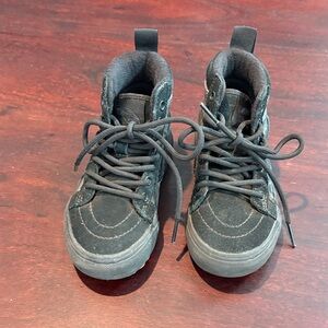 Vans Kids Black High-Top Boots
